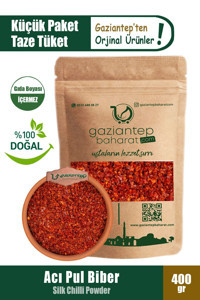Gaziantep Baharat Kırmızı Acı Pul Biber 400 gr