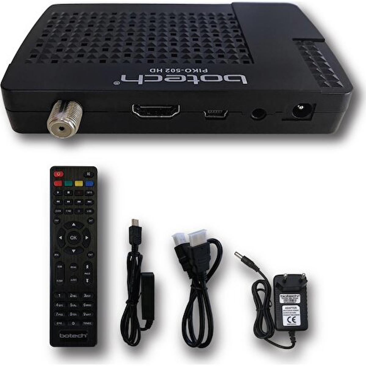 Botech Piko 502 Harici Mini Full HD Uydu Alıcısı