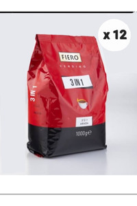 Fiero 3'ü 1 Arada Sade 1 kg 12 Adet Hazır Kahve
