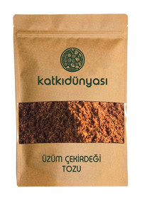 Katkı Dünyası Üzüm Çekirdeği Tozu 250 gr
