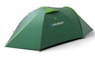 Husky Bizon 4 Kişilik 3 Mevsim Kamp Çadırı Yeşil