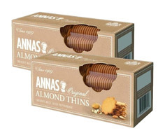 Annas Almond Thıns Bademli Bisküvi 2x150 gr