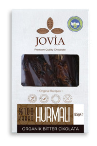 Jovia Çikolata Organik Hurmalı Çikolata 85 gr
