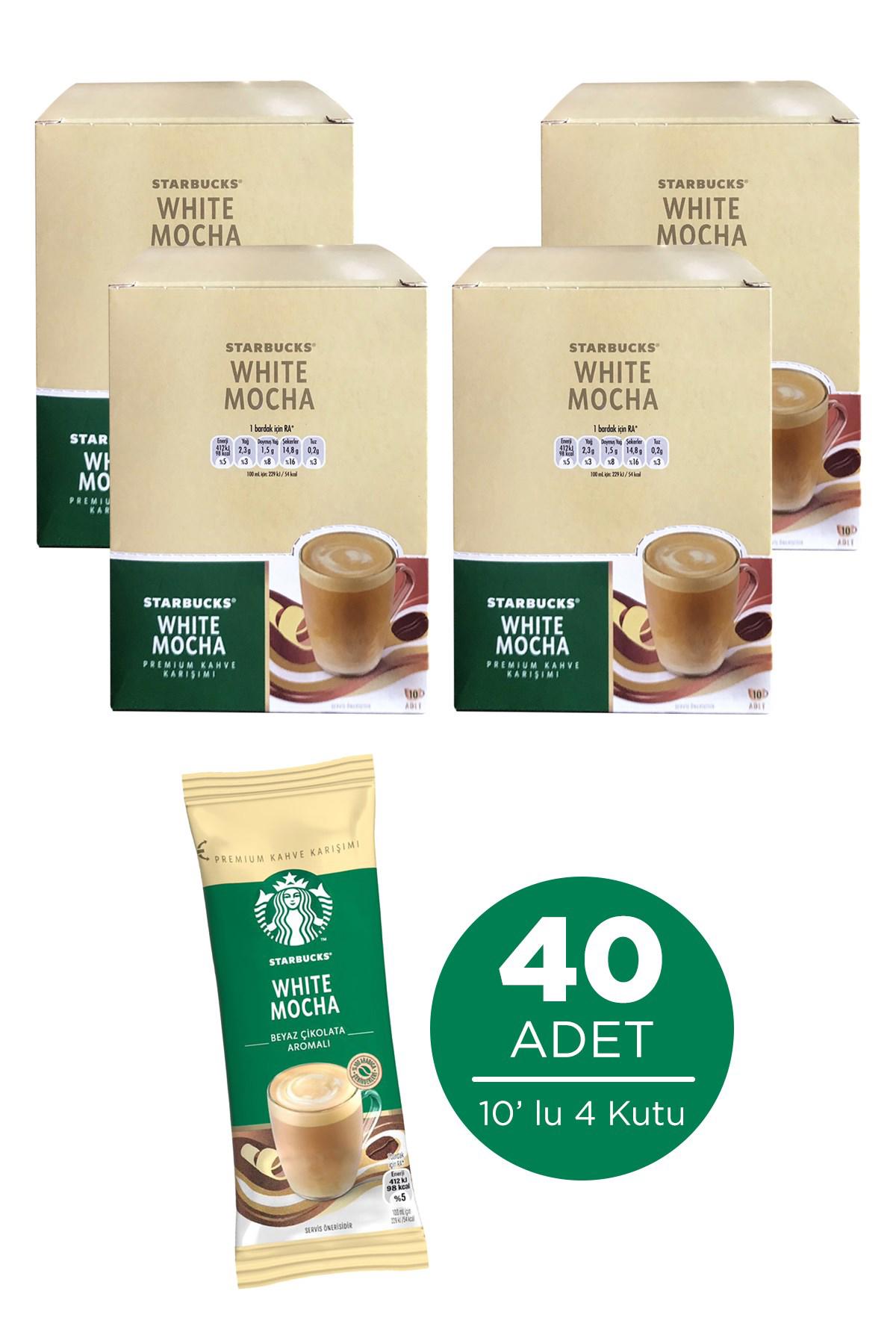 Starbucks Premium Sütlü Köpüklü-Vanilyalı 40x24 gr Mocha Hazır Kahve