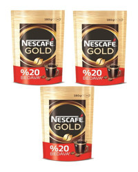 Nescafe Gold Sade 3x180 gr Hazır Kahve