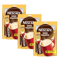 Nescafe 3'ü 1 Arada Sütlü Köpüklü 30x17.4 gr Hazır Kahve