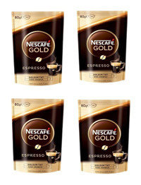 Nescafe Gold Sade 4x80 gr Espresso Hazır Kahve