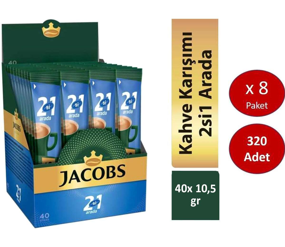 Jacobs 2'si 1 Arada Sade 320x10.5 gr Hazır Kahve