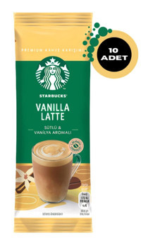 Starbucks Premium Sütlü-Vanilya 10x21.5 gr Latte Hazır Kahve
