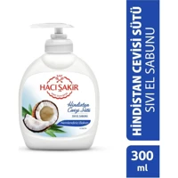 Hacı Şakir Hindistan Cevizi Nemlendiricili Köpük Sıvı Sabun 300 ml Tekli