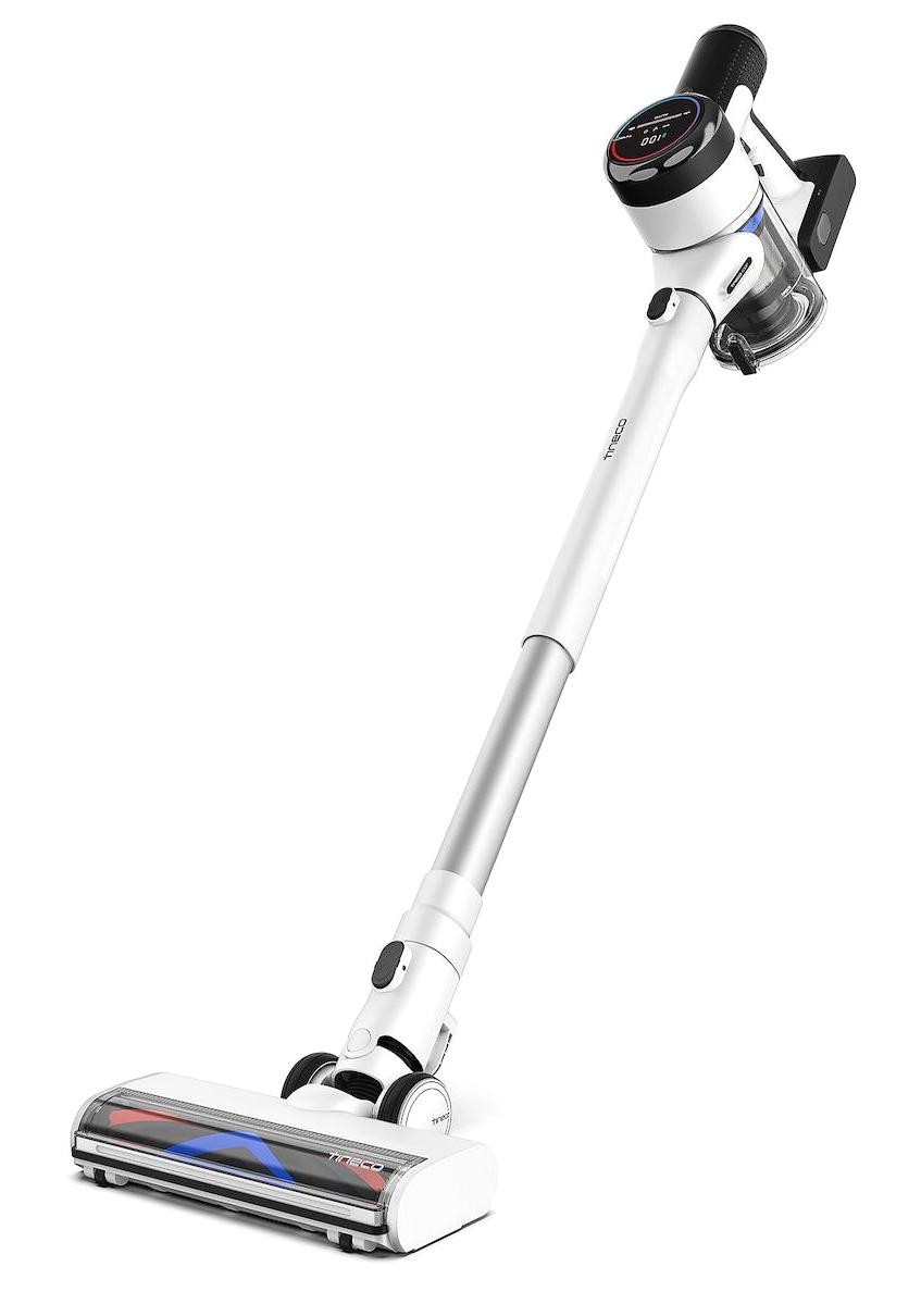 Tineco Pure One S15 Toz Torbasız Işıklı Kuru Kablosuz Dikey Şarjlı Süpürge Beyaz