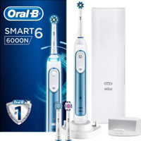 Oral b Smart 6000 Cross Action Işıklı Kapaklı Orta Şarjlı Diş Fırçası Mavi