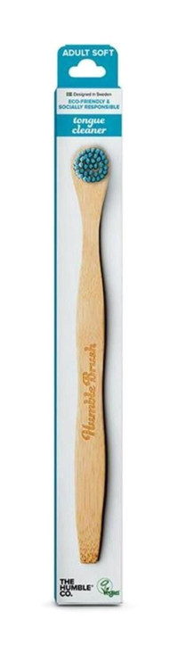 Humble Brush Tongue Cleaner Orta Manuel Diş Fırçası Mavi