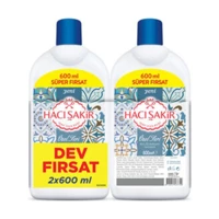Hacı Şakir Nemlendiricili Köpük Sıvı Sabun 600 ml 2'li