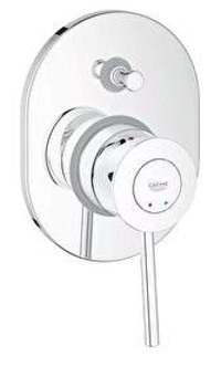 Grohe Bauclassic 29047000 Metal Çevirmeli Ankastre Banyo Bataryası Gümüş