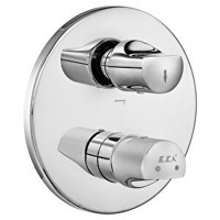 Eca Myra 102167303h-y Krom 3 Delikli Çevirmeli Ankastre Banyo Bataryası Gümüş