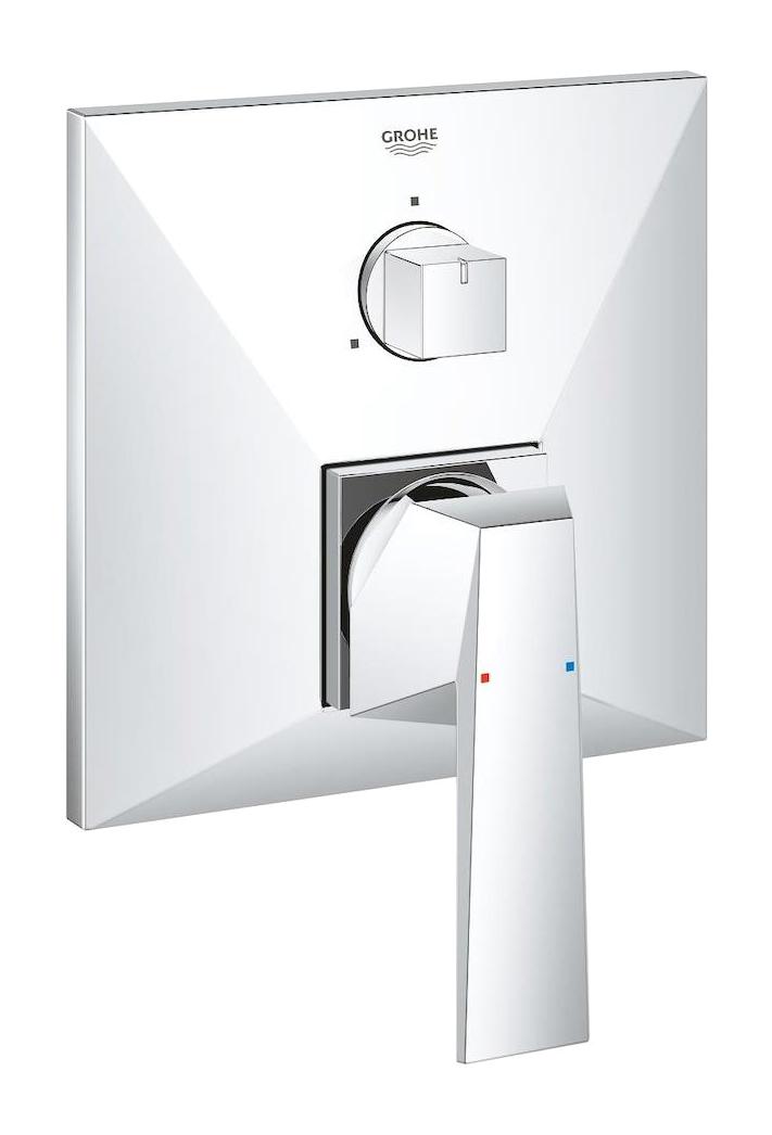 Grohe Allure 24099000 Krom 3 Delikli Aç Kapa Ankastre Banyo Bataryası Gümüş