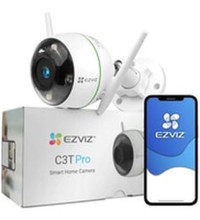Ezviz Csc3t Pro 1 Kameralı Gece Görüşlü IP İç Dış Mekan Kablosuz Güvenlik Kamerası