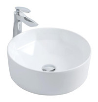 Paluci Melissa Tekli 41 cm Porselen Yuvarlak Lavabo Beyaz