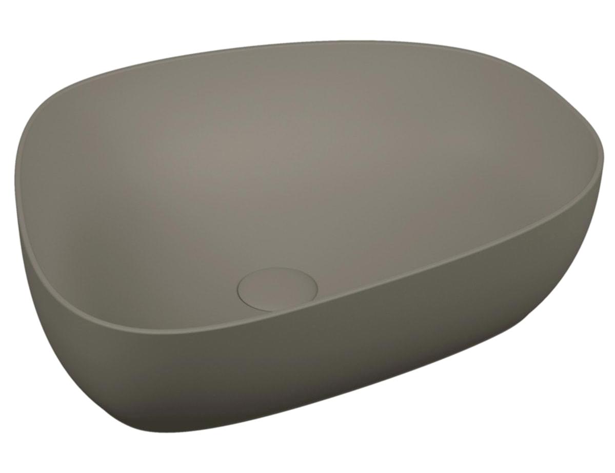 Vitra Outline 5991b4500016 Tekli 56 cm Seramik Asimetrik Lavabo Vizon