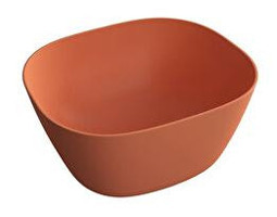Vitra Plural7811B4770016 Tekli 45 cm Seramik Kare Lavabo Mat Terra Rossa