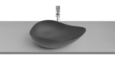Roca Ohtake Tekli Seramik Asimetrik Lavabo Siyah