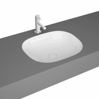 Vitra Plural 7810B4031083 Tekli 45 cm Seramik Oval Lavabo Beyaz