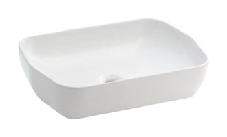 Seramiksan Lucida A002551 Tekli 55 cm Seramik Dikdörtgen Lavabo Beyaz