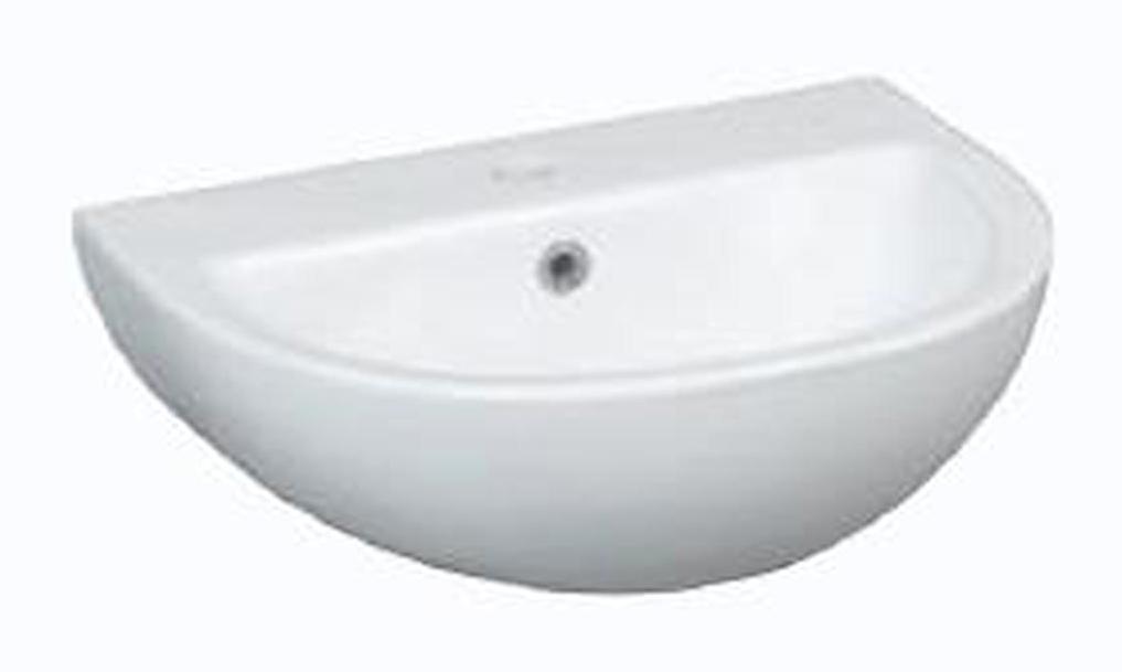 Seramiksan Natura Tekli 50 cm Seramik Lavabo Beyaz