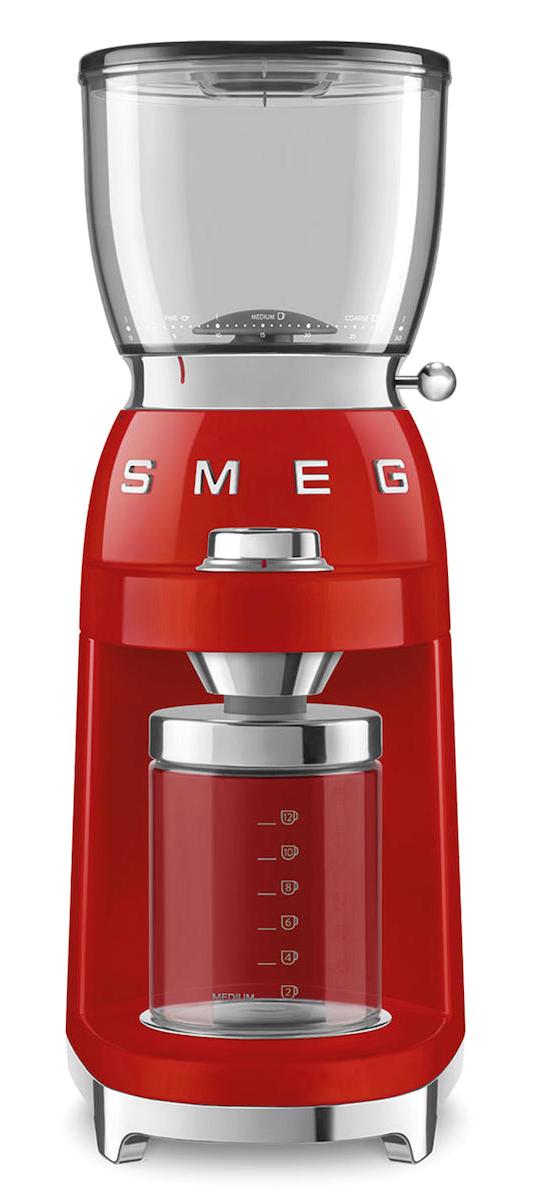 Smeg CGF11RDEU 150 W Çelik Otomatik Elektrikli 30 Kademe Kahve Öğütücü