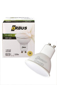 Orbus 5 W Tasarruflu Beyaz E14 Çanak Led Ampul