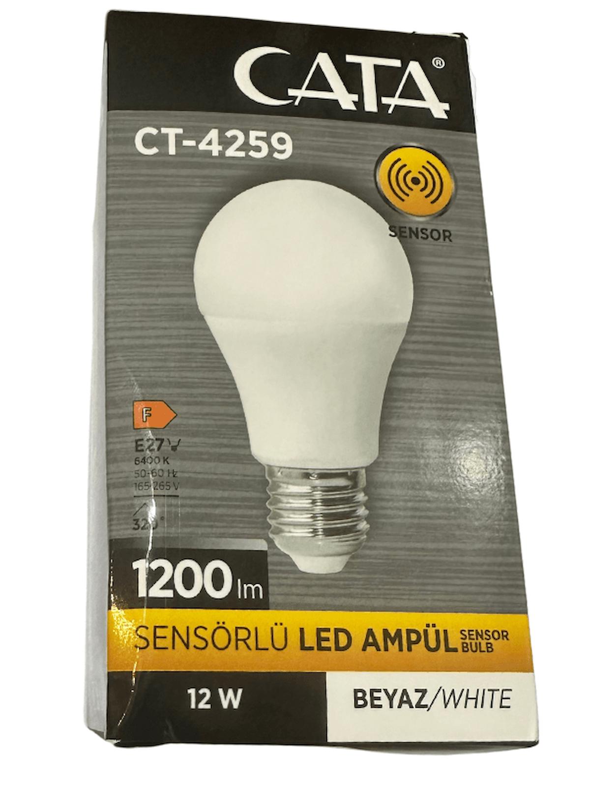 Cata CT-4259 12 W Tasarruflu Beyaz E27 Armut Led Ampul 2 Adet