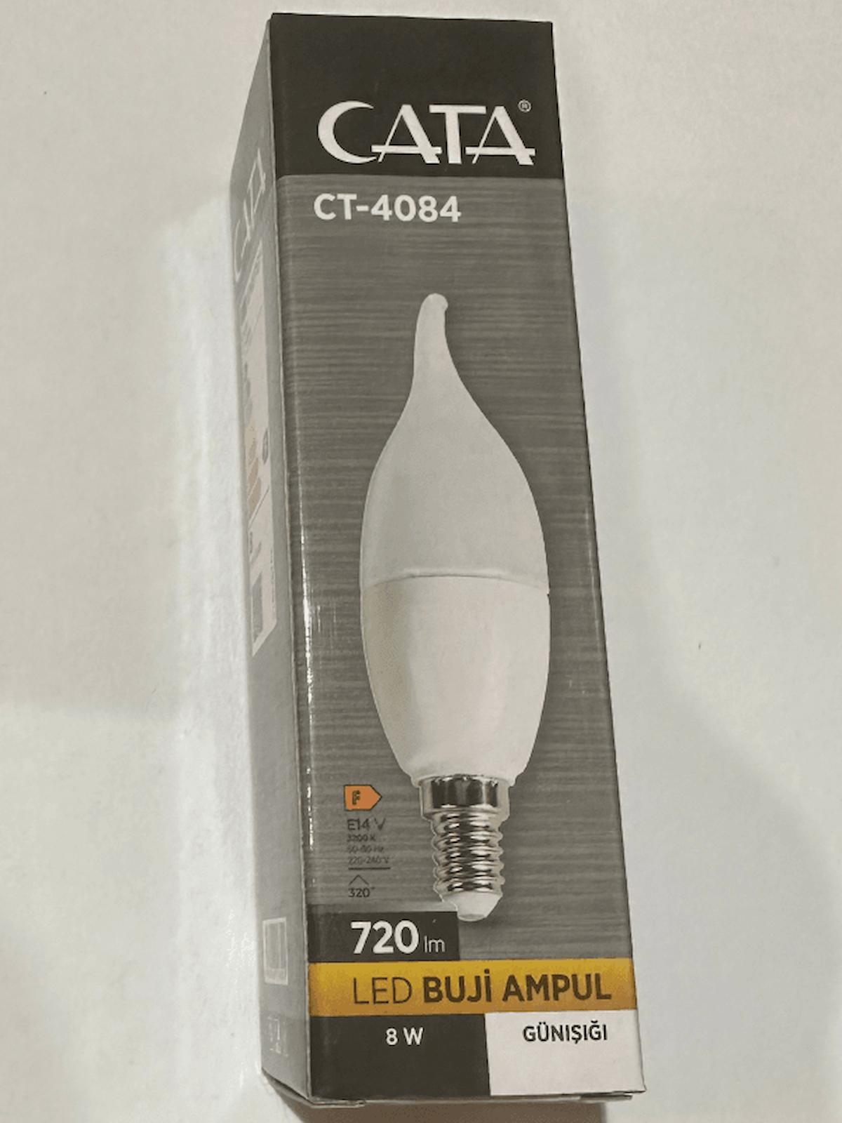 Cata CT-4084 8 W Tasarruflu Beyaz E14 Mum Led Ampul 8 Adet