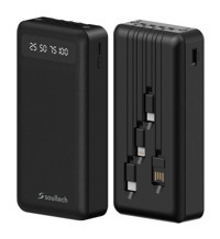 Soultech Hydra 20000 mAh Powerbank Siyah
