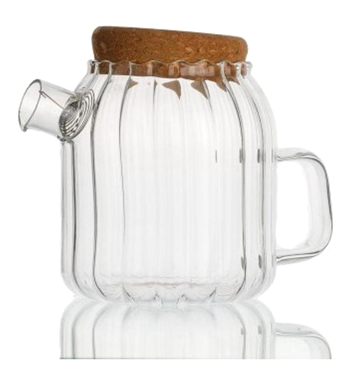 Çiftçiler Leyna 156676 Cam 750 ml Mantar Kapaklı Sürahi