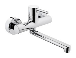 Artema Minimax S A42095 Aplike Çift Girişli Aç Kapa Eviye Bataryası Gümüş