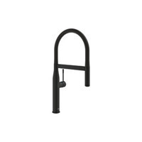 Grohe Essence Phantom Black-30503KF0 Spiralli Çift Girişli Aç Kapa Eviye Bataryası Siyah