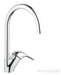 Artema Ares A42072 Kuğu Çift Girişli Aç Kapa Eviye Bataryası Gümüş
