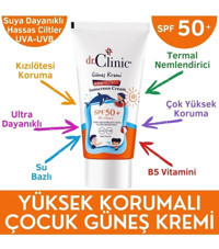 Dr. Clinic Sun Screen 50+ Faktör Çocuk Güneş Kremi 50 ml