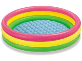 Intex 25x114 cm Yuvarlak Şişme Havuz Çok Renkli