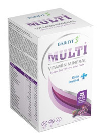 Barifit Multivitamin Mineral Üzüm - Kara Mürver Yetişkin Vitamin 150 ml