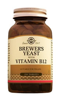 Solgar Brewers Yeast With Vitamin B12 Aromasız Yetişkin Vitamin 250 Tablet