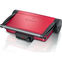 Bosch TCG4104 2 Dilim Teflon Çıkartılabilir Plaka Tek Yönlü 2000 W Izgaralı Kırmızı Tost Makinesi