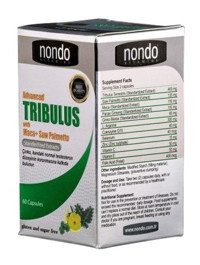 Nondo Advanced Tribulus With Maca - Saw Palmetto Kuşburnu Yetişkin Vitamin 60 Kapsül