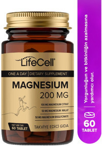 Lifecell Magnesium Aromasız Yetişkin Vitamin 60 Tablet