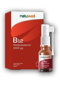 Natuwell B12 Aromasız Yetişkin Vitamin 10 ml