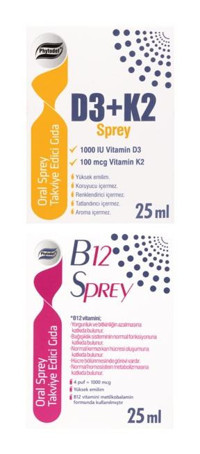 Phytodef Vitamin B12 D3 K2 Aromasız Yetişkin Vitamin 25 ml - 25 ml