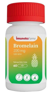 Imuneks Farma Bromelin Aromasız Yetişkin Vitamin 60 Kapsül