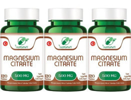 Yurdavit Magnesium Citrate Aromasız Yetişkin Vitamin 3x120 Tablet