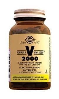 Solgar Formula Vm 2000 Aromasız Yetişkin Vitamin 60 Tablet